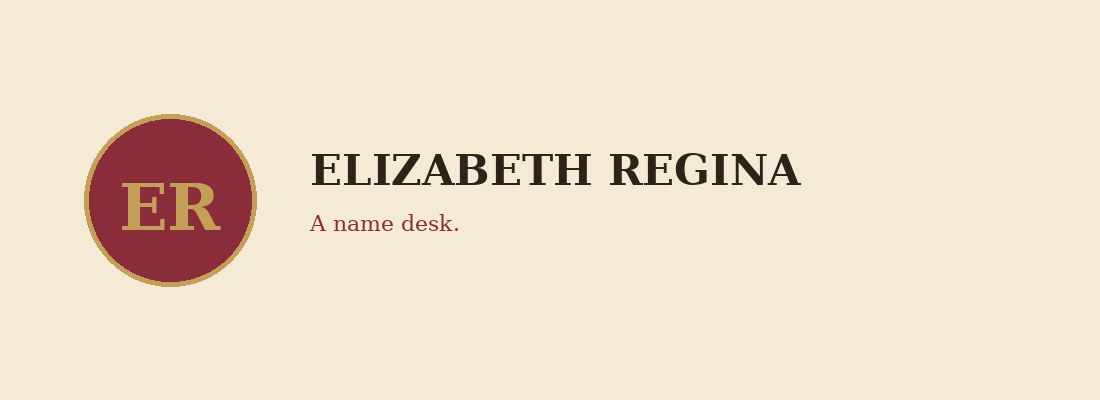 Elizabeth Regina